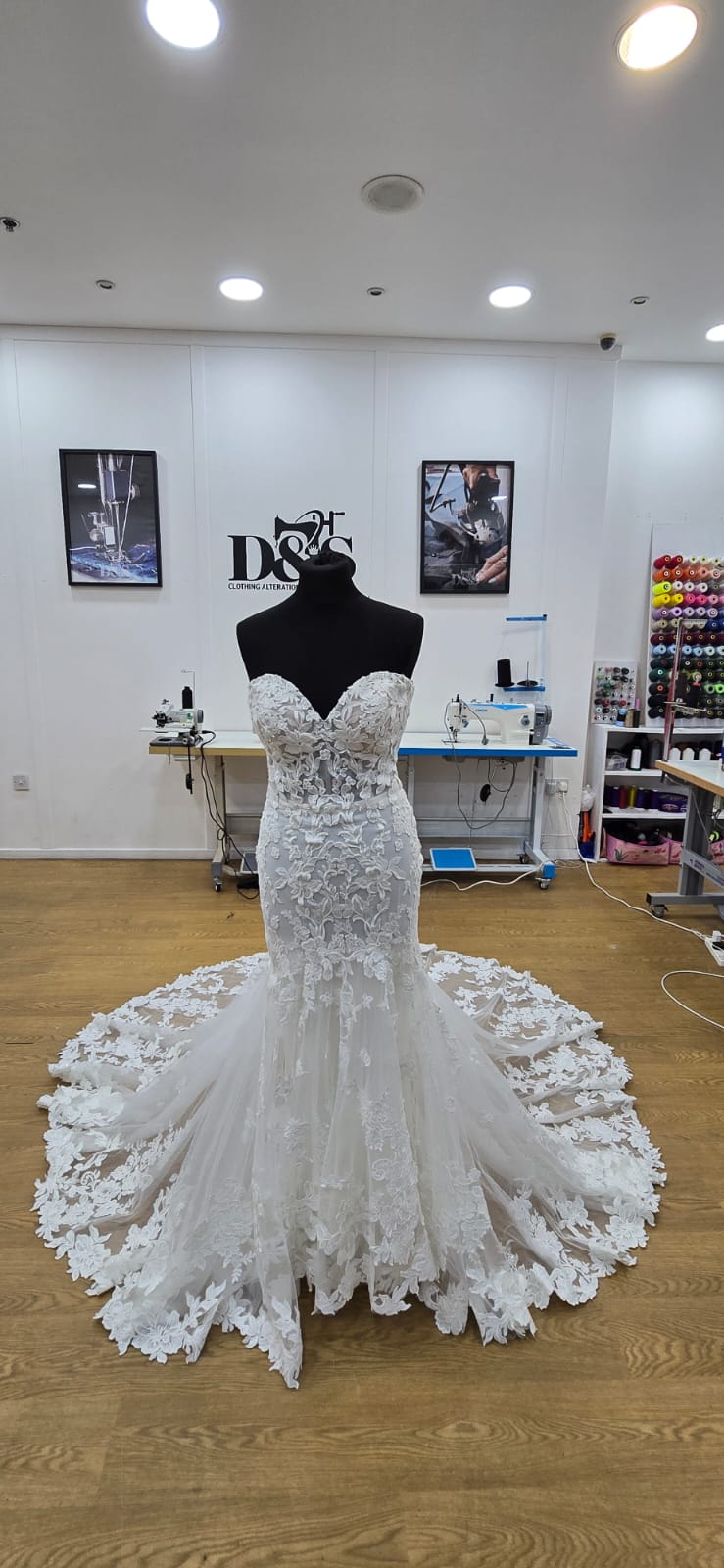 Beaded Lace Gown — D&S Clothing Alteration & Dry Cleaning, Birmingham