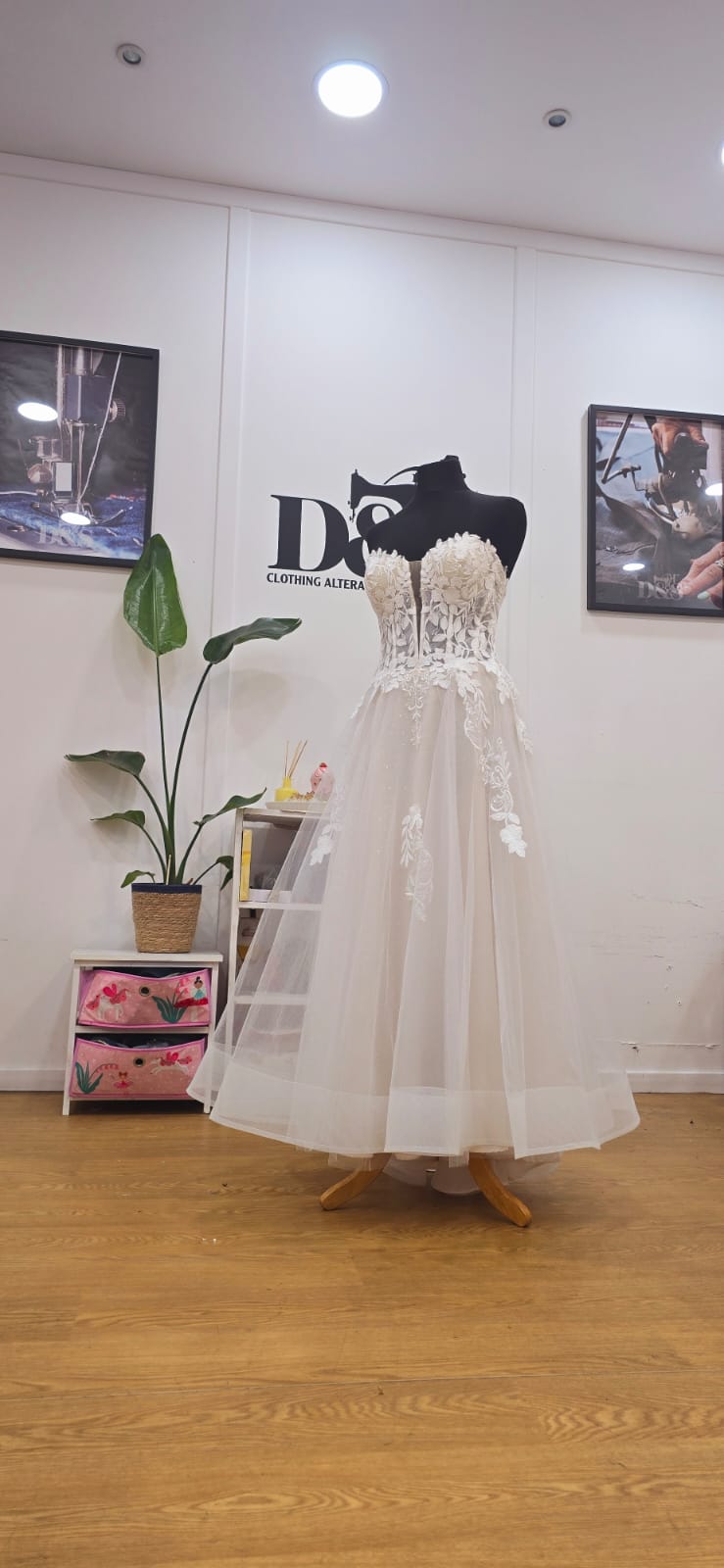 Tea-Length Lace Dress — D&S Clothing Alteration & Dry Cleaning, Birmingham